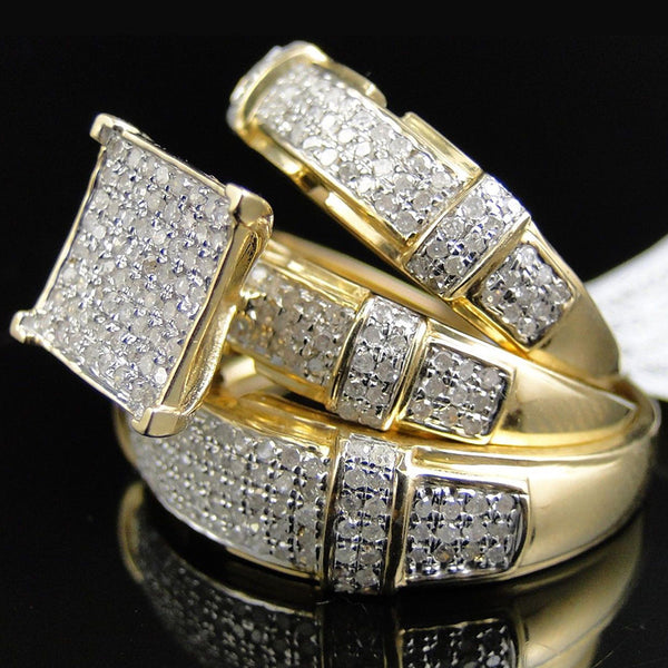 Anillos de dedo góticos de cristal color dorado con estilo punk dominante