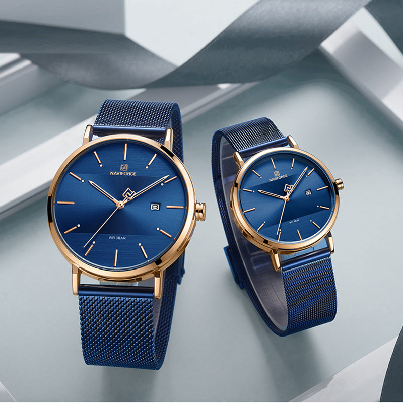 Luxury  Lover's Watches for Men and Women Simple Casual Quartz Wristwatch
