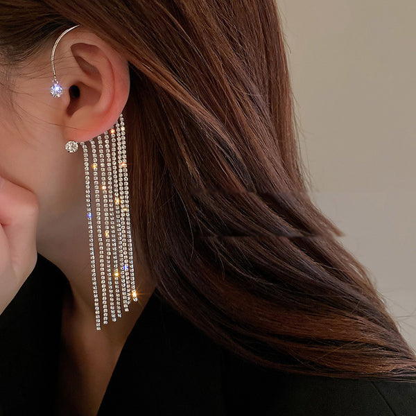 1 pieza de pendientes de plata de ley 925 y oro para mujer