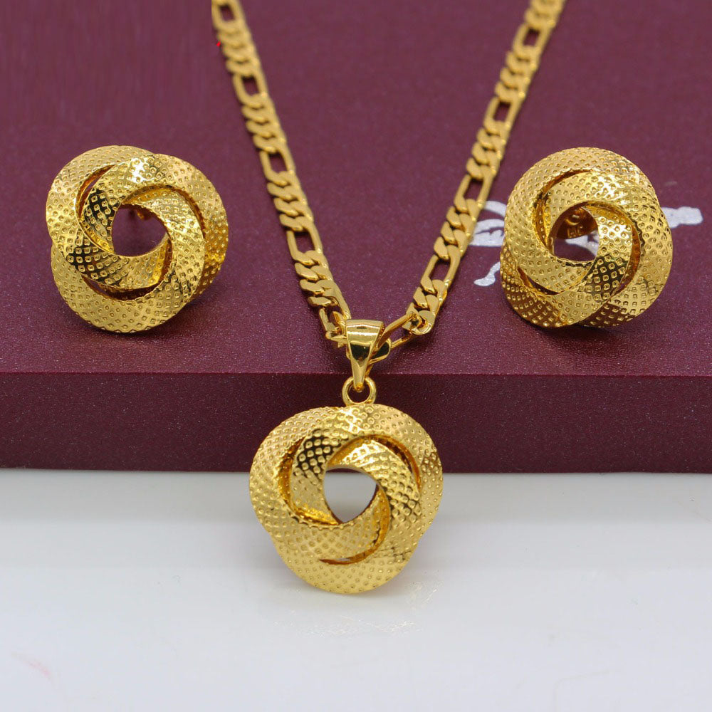Dubai Necklace/Earrings/Pendant Jewelry Set