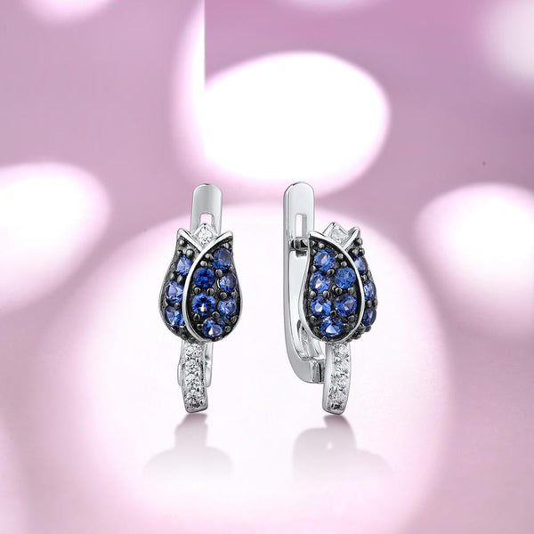 Silver Earrings For Women 925 Sterling Silver Stud Earrings