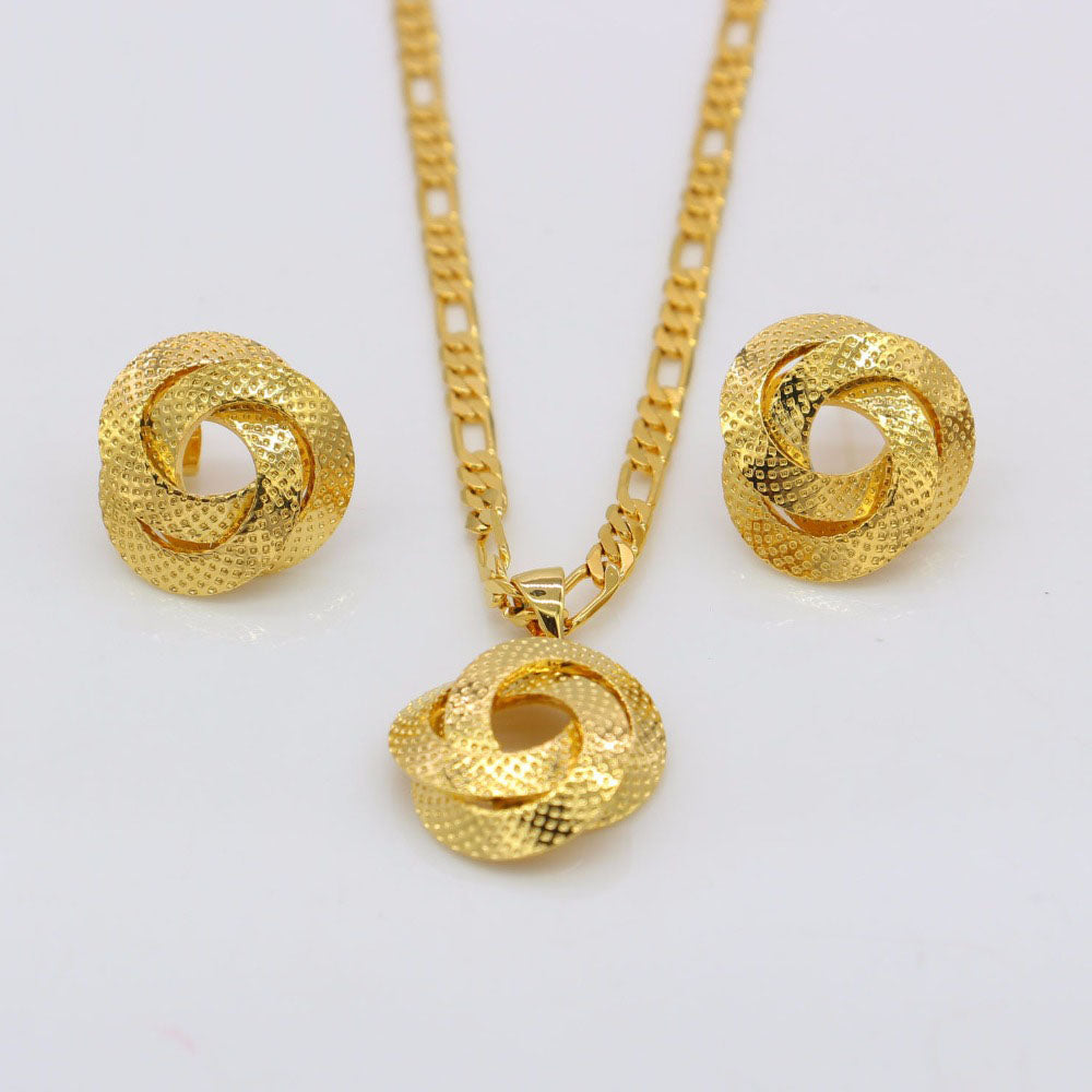Dubai Necklace/Earrings/Pendant Jewelry Set