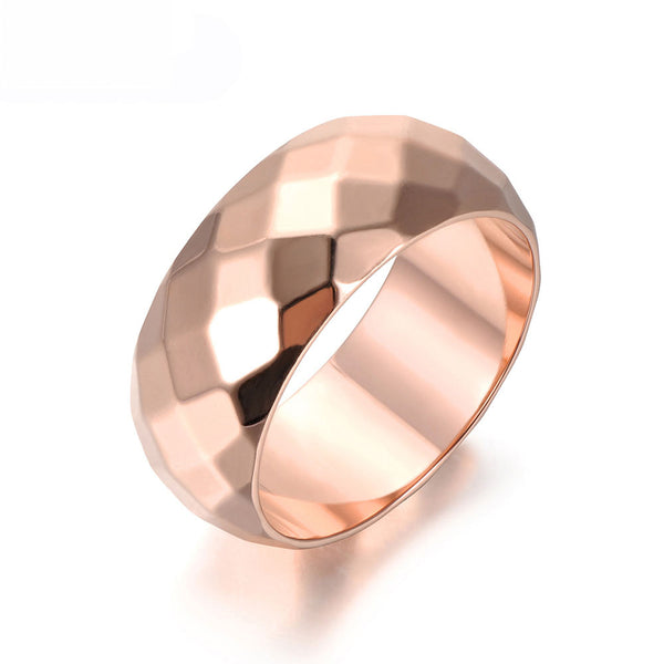 Simple Titanium Stainless Steel Rings For Women