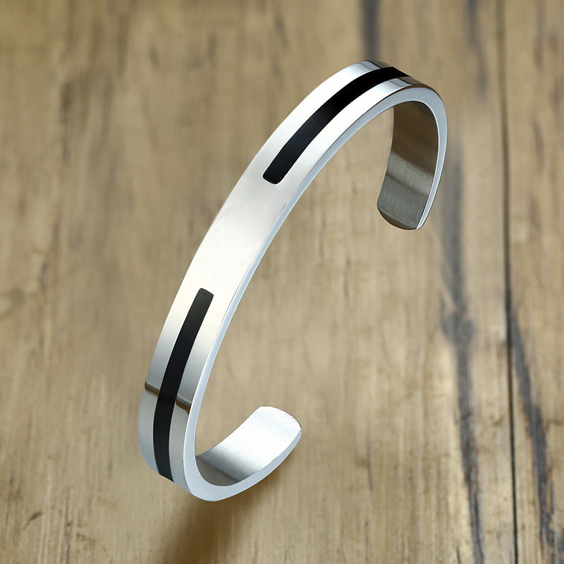 Viking Logo Cuff Bracelet For Gentleman