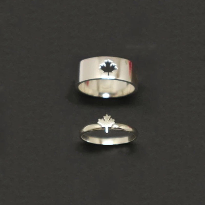 Om Pyramid King and Queen Crown Matching Rings