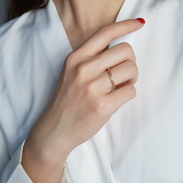 Anillos de boda para mujer, color plata, acero inoxidable mate, anillos para parejas
