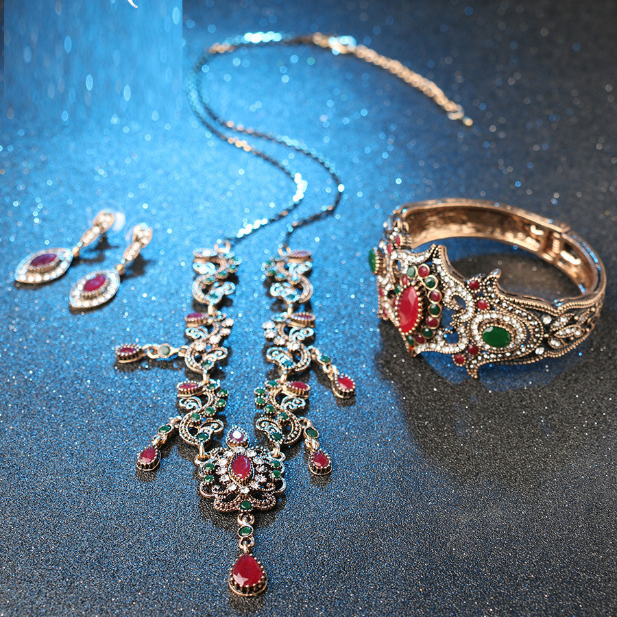 4Pcs/lot Boho Turkish Jewelry Sets