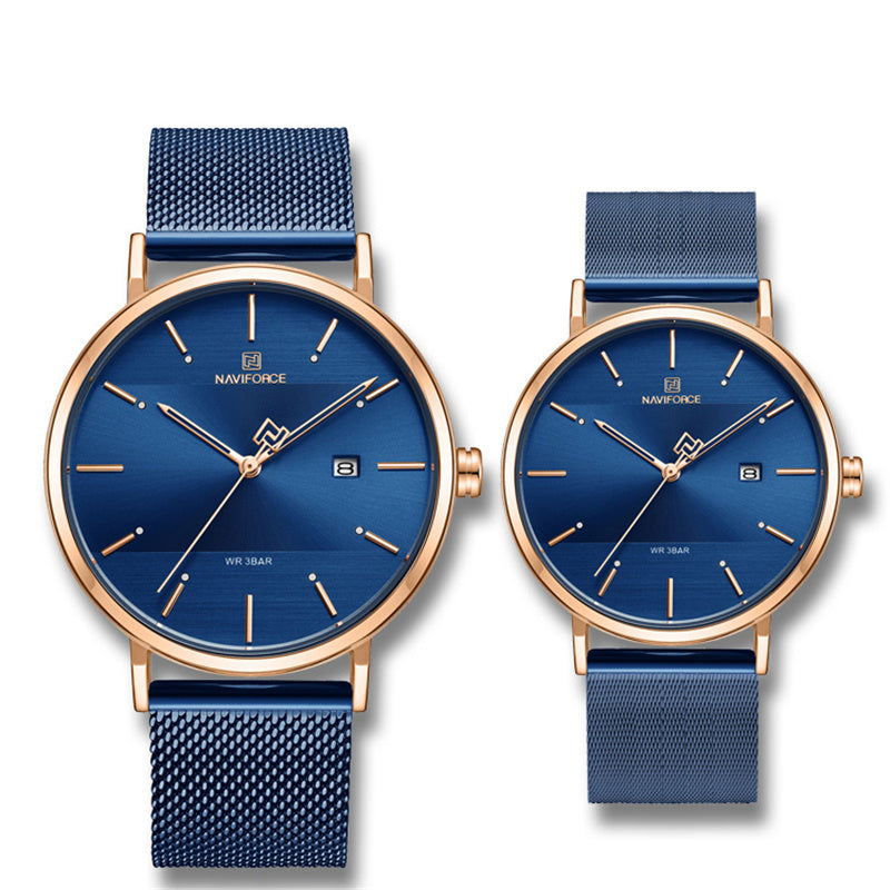 Luxury  Lover's Watches for Men and Women Simple Casual Quartz Wristwatch