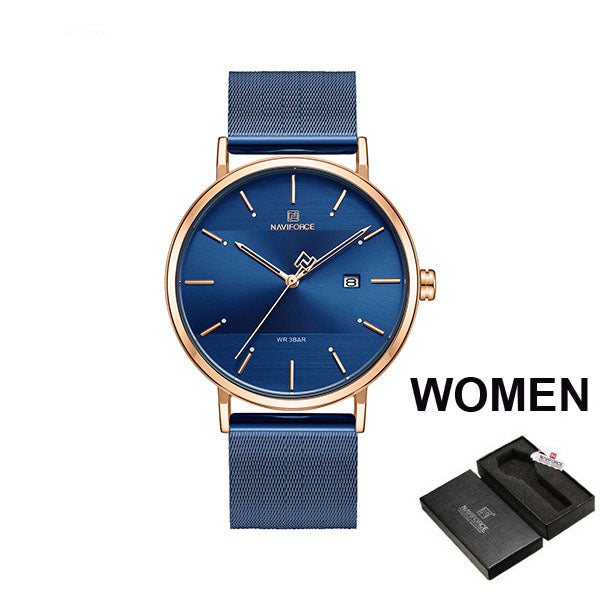 Couple  Luxury Quartz  Female Waterproof Lovers Gift Watch