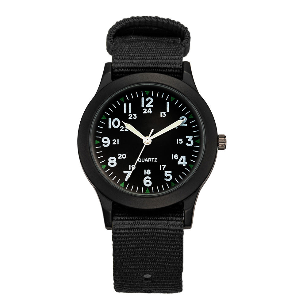 Sport Large Dial  Faux Leather Band Quartz Wrist Watch Couple Gift
