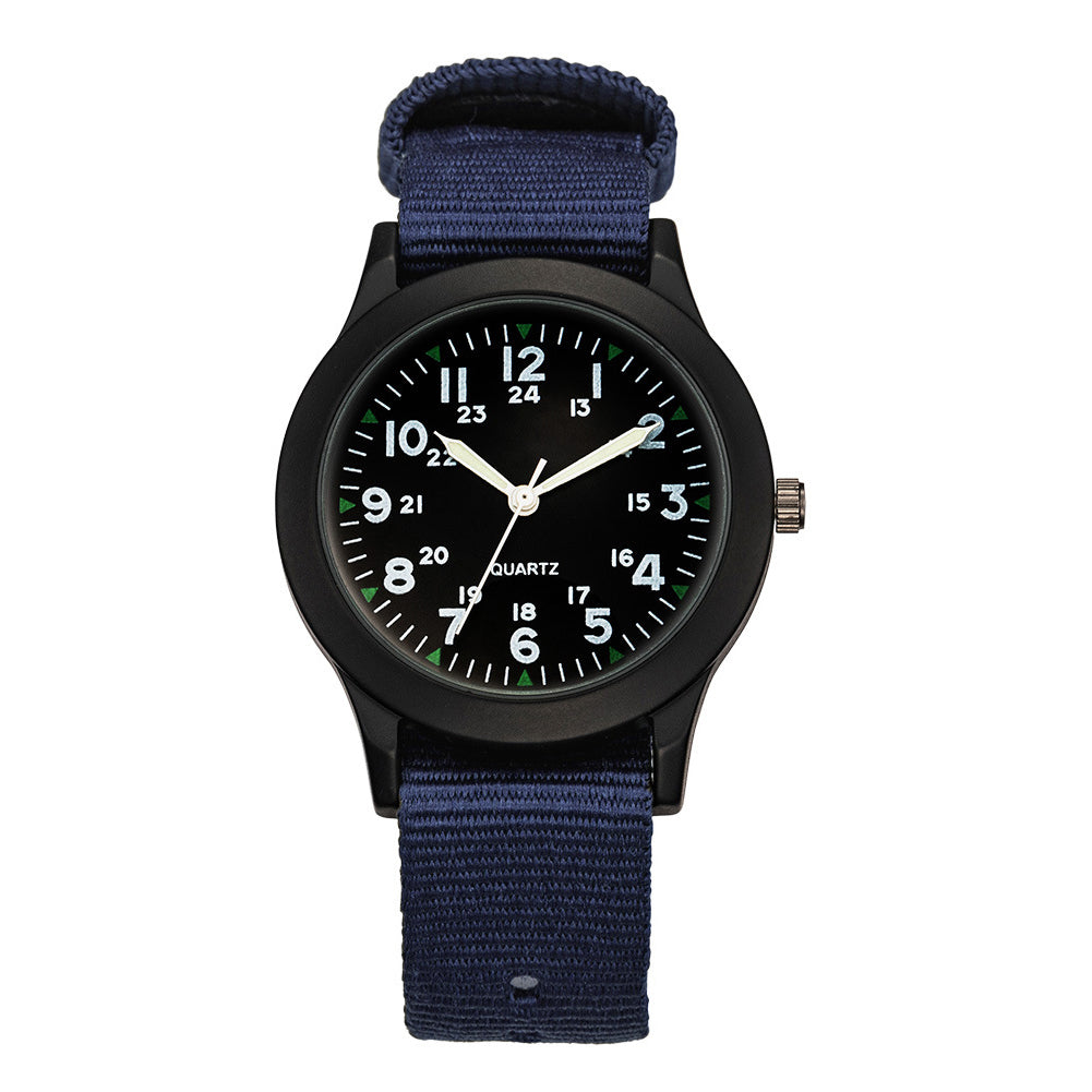 Sport Large Dial  Faux Leather Band Quartz Wrist Watch Couple Gift