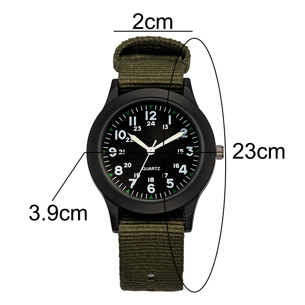 Sport Large Dial  Faux Leather Band Quartz Wrist Watch Couple Gift