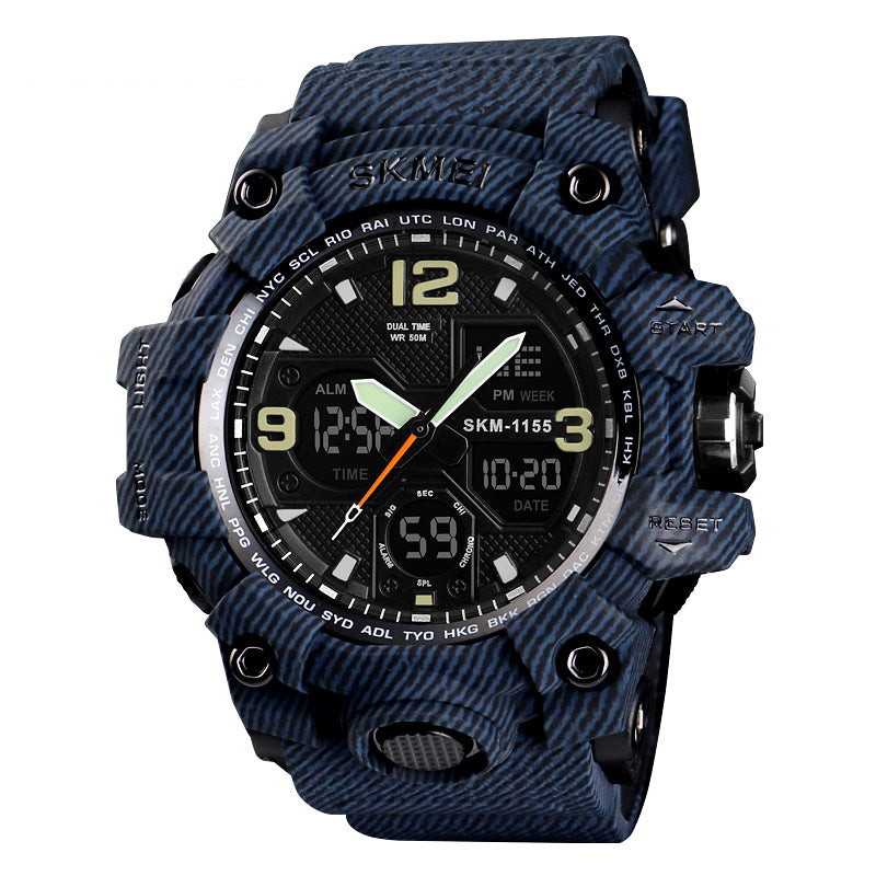 Fashion Sports Military Quartz Digital Waterproof Swim Stopwatch Wristwatches