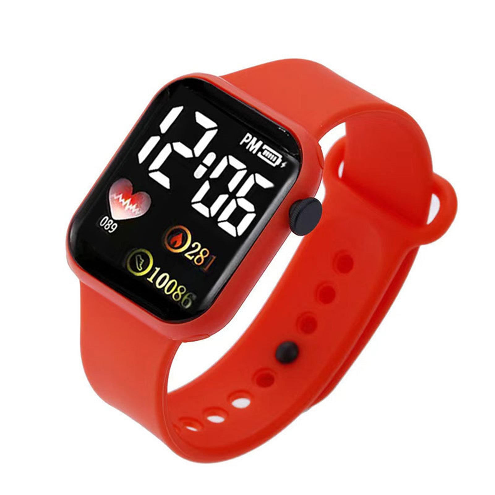 Fashion Rectangle Dial Stainless Steel Net Strap Quartz Wrist Watch