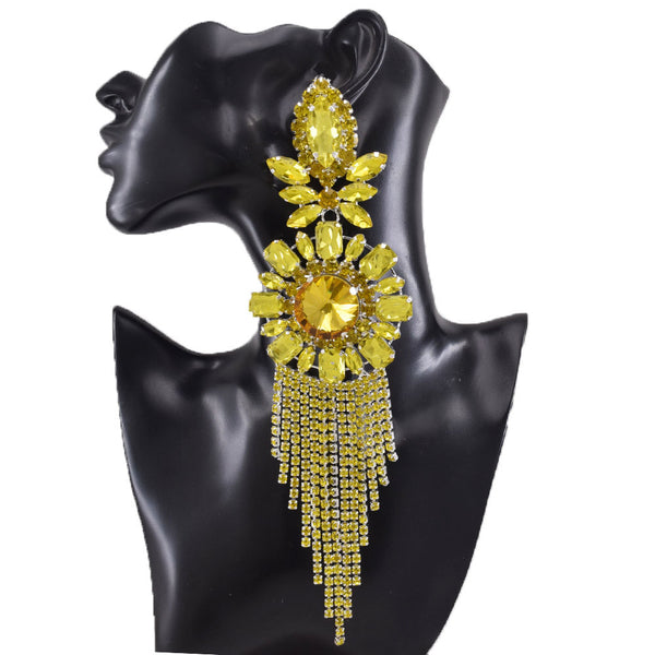 Super Gorgeous Glass Strass Necklace Crystal SS28 Big Size Jewelry for Men Women