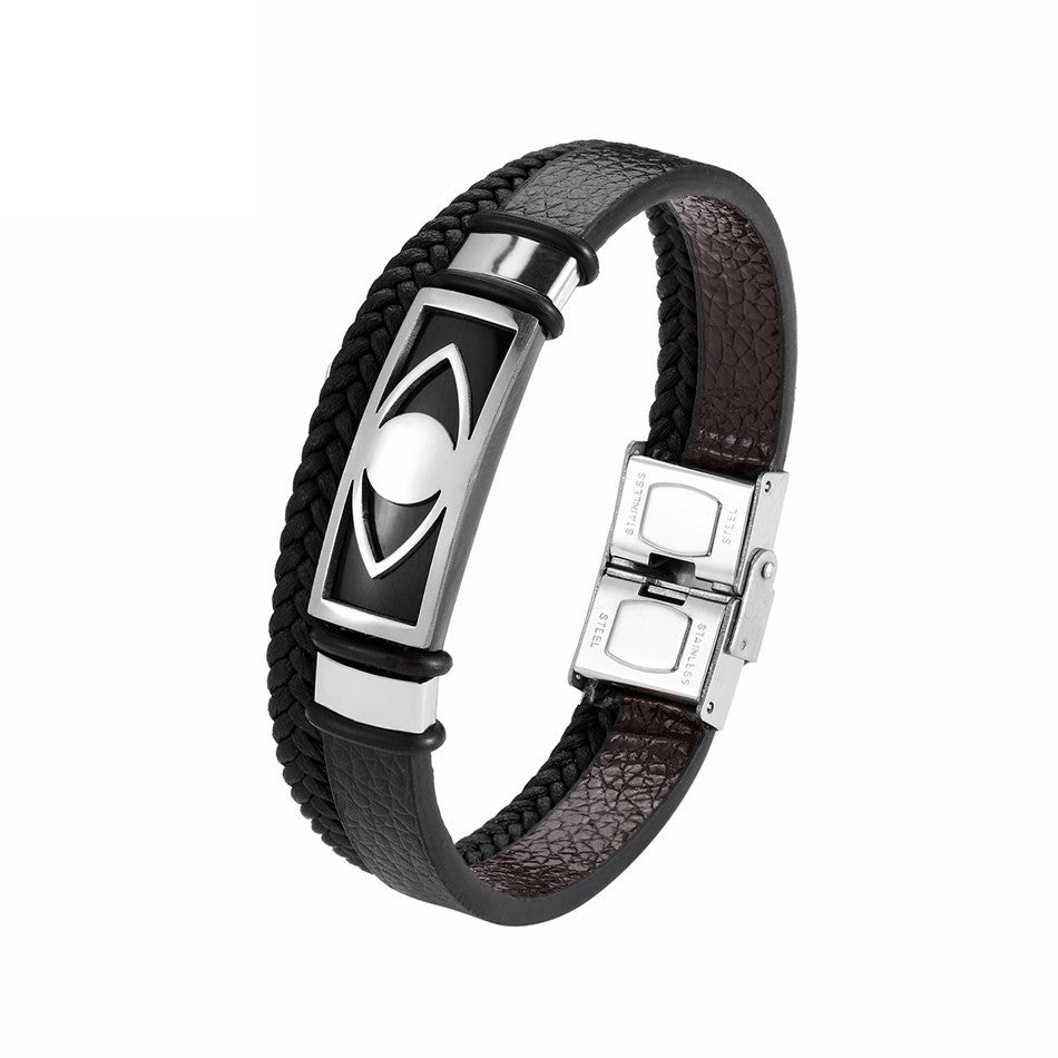Vintage Cross Bracelet Men's Charm Jewelry Religious Bracelet