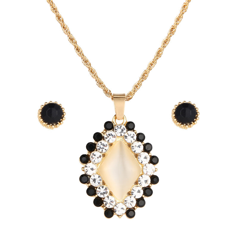 New Design Round OPal Jewelry Sets