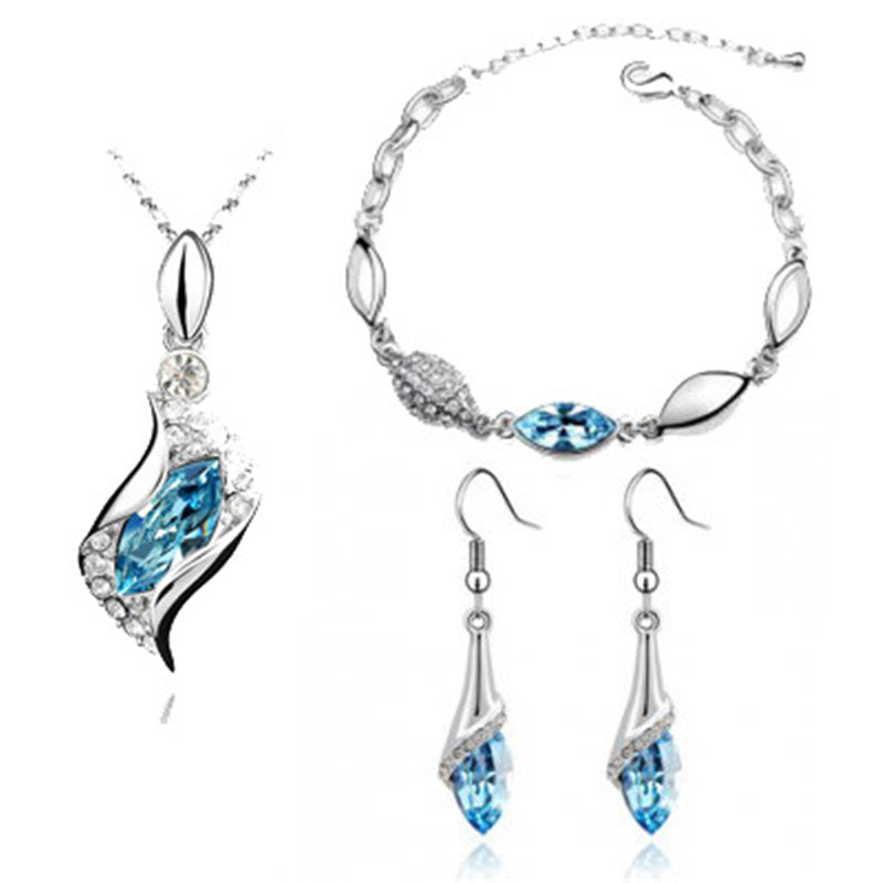 Horse Eyes Tear Water Drop Jewelry Sets