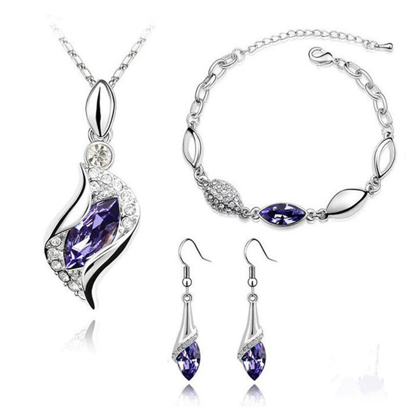 Horse Eyes Tear Water Drop Jewelry Sets