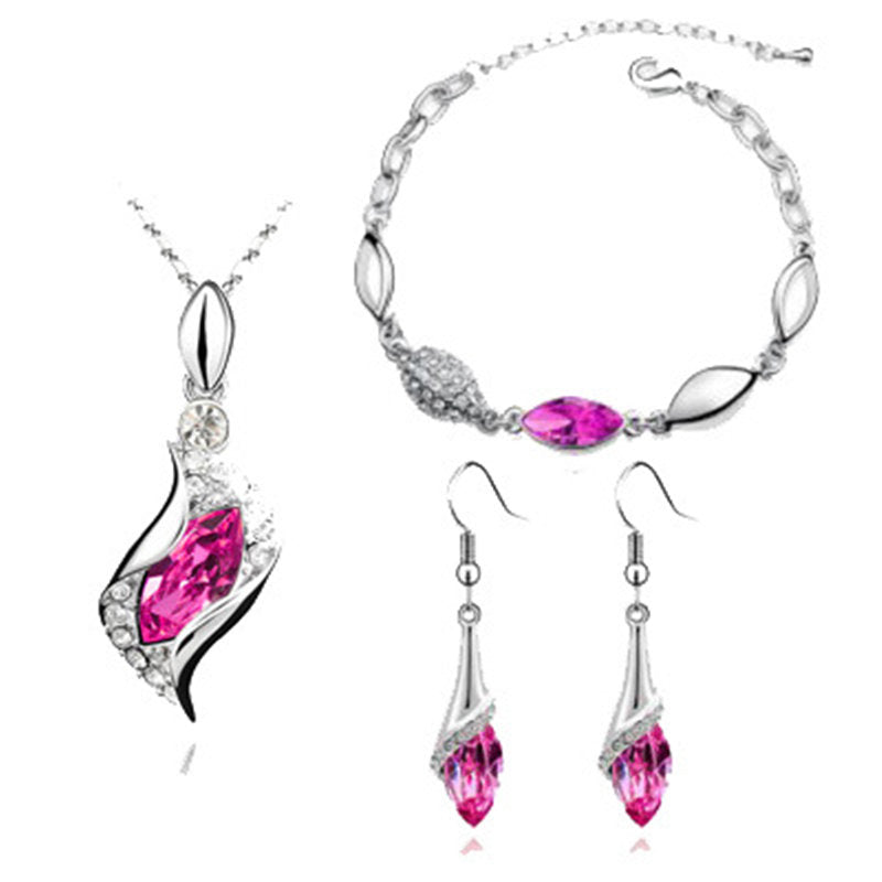 Horse Eyes Tear Water Drop Jewelry Sets