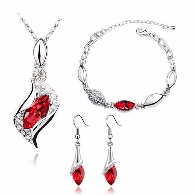 Horse Eyes Tear Water Drop Jewelry Sets