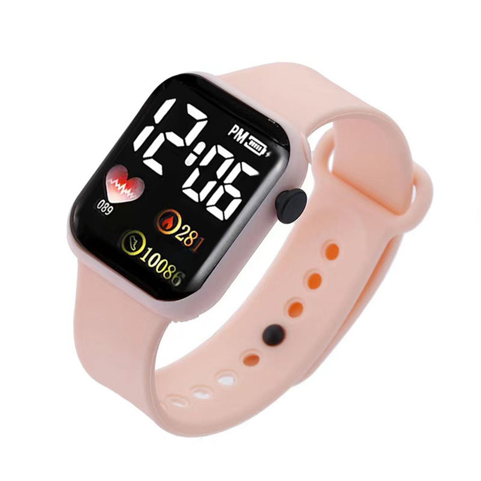 Fashion Rectangle Dial Stainless Steel Net Strap Quartz Wrist Watch