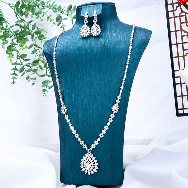 Big Fashion Luxury Waterdrop Statement Jewelry Set For Women