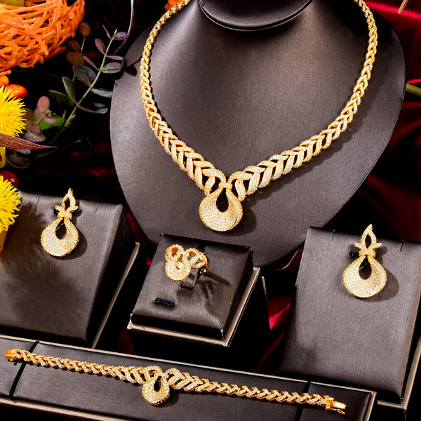 ICEDOUT HIP HOP MIAMI CUBAN Links Trendy Jewelry sets For Women