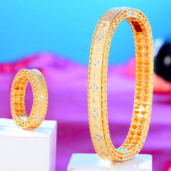 Luxury Trendy Saudi Arabia Bangle Ring Set Jewelry Sets For Women
