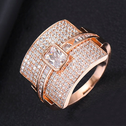 Luxury Statement Stackable Punk  Ring For Women