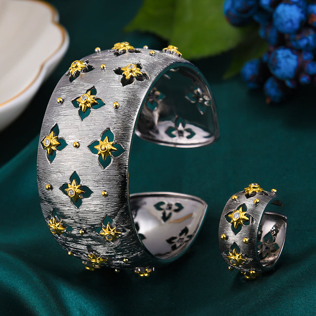 5pcs Waterdrop  Party Cubic Zircon High end Craft Dubai Bridal Jewelry Set