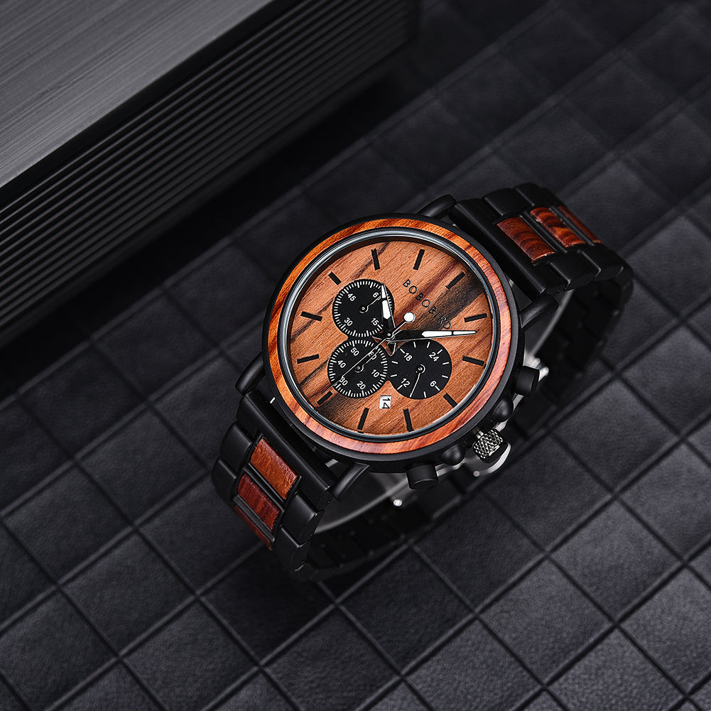 Quartz Watches Men Bamboo Wood Couple Wristwatches Gifts