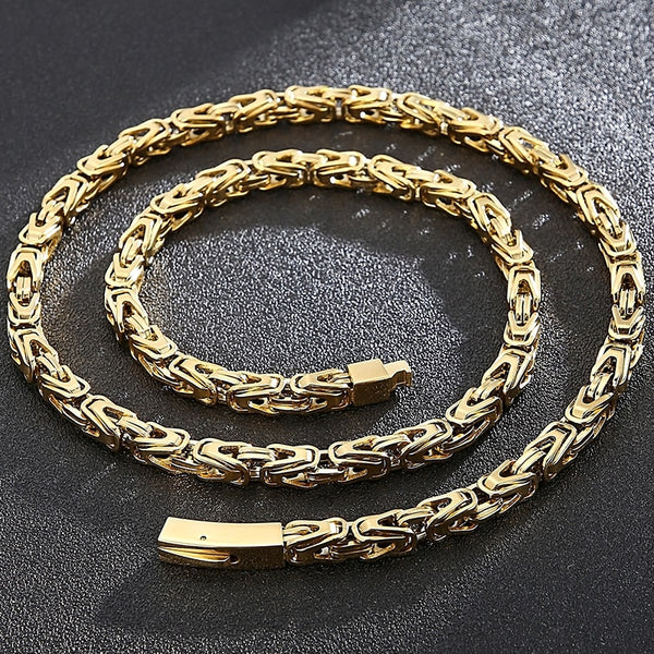65CM 25.5" 6MM Chain Necklace Choker for Men
