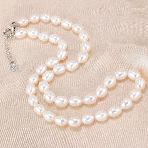 Collar de perlas naturales de agua dulce AAAA de 7-8 mm