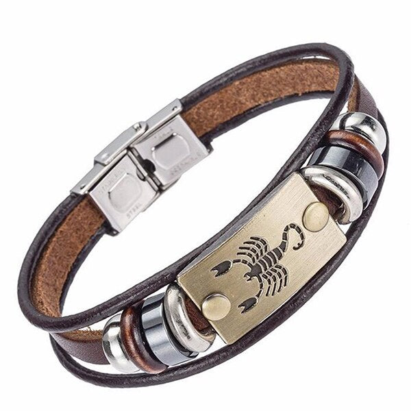 Selling Europe Fashion 12 zodiac signs Bracelet