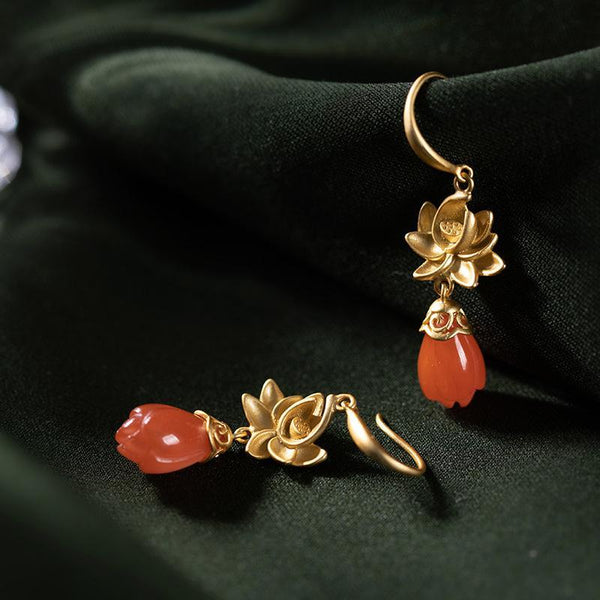 luxury Niche Design magnolia women earrings
