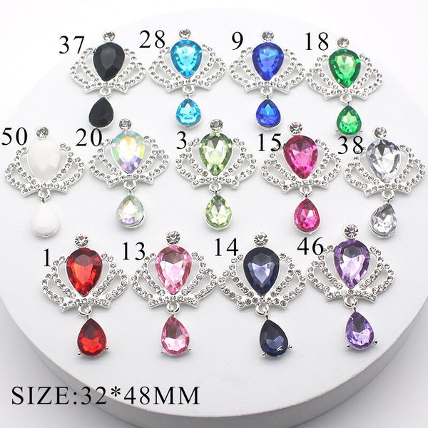 New Mix Crown pendant DIY Decoration 10Pcs/Lot 32*48MMCrown pendant