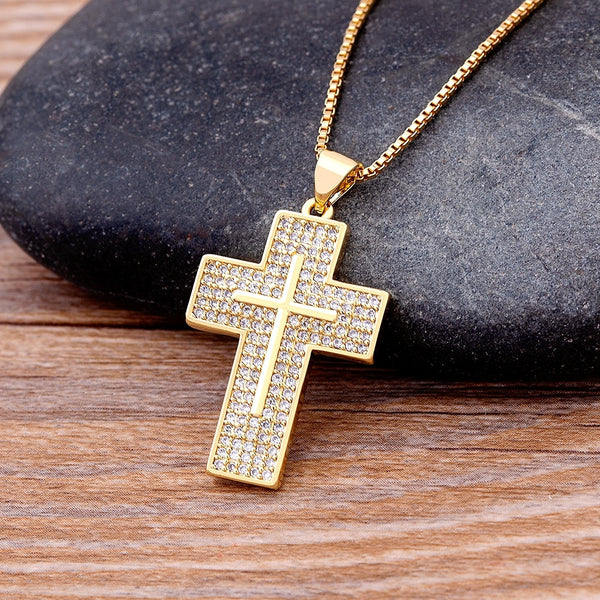 Gargantilla con colgante de cristal de color dorado a la moda, joyería para fiesta, regalo