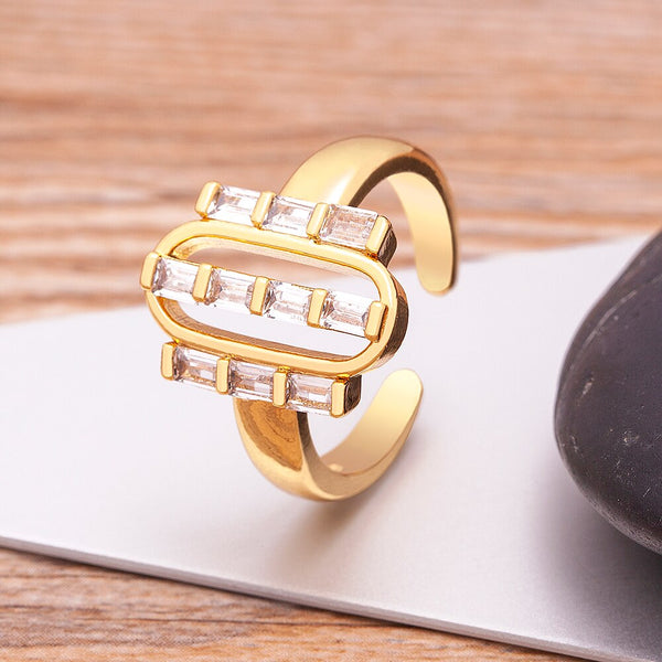 Gran oferta de anillos abiertos estilo punk, accesorios ajustables para los dedos.