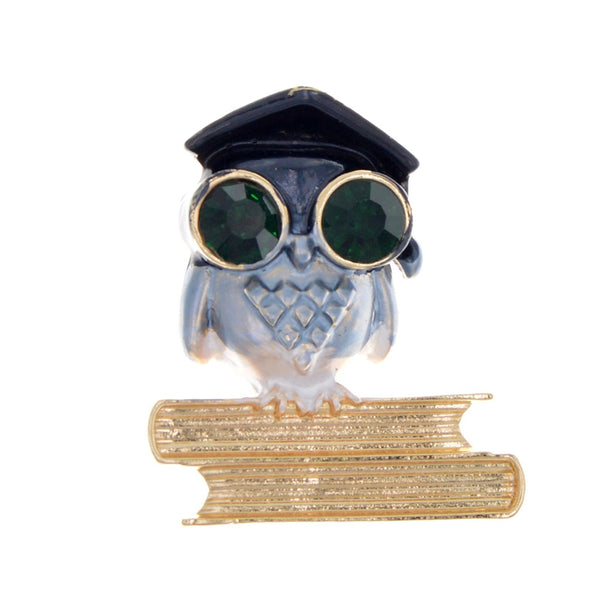 Enamel Owl Brooches Kids Jewelry Fashion Animal Design Brooch