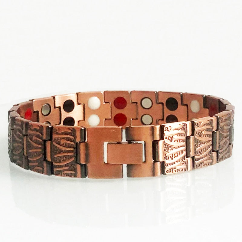 Amazon magenergy copper bracelet for men and copper ring9999 clearance