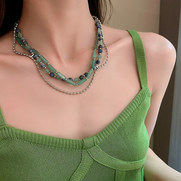 Nuevo y elegante collar gargantilla de perlas de agua dulce para mujer