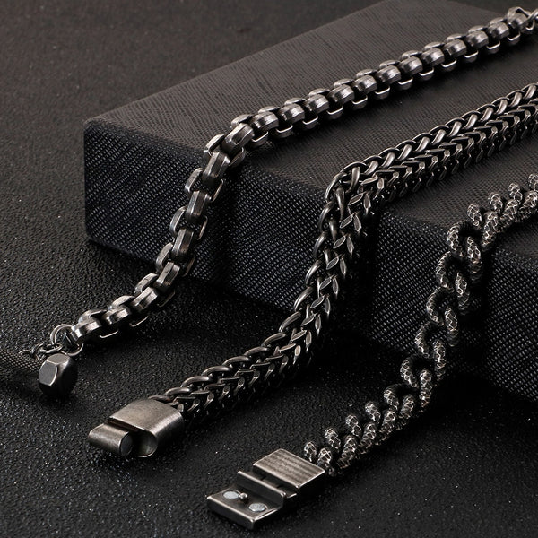 Vintage Double Layer Chain Bracelet For Men