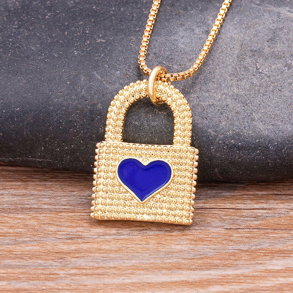 Nuevo collar con colgante de cristal para mujer