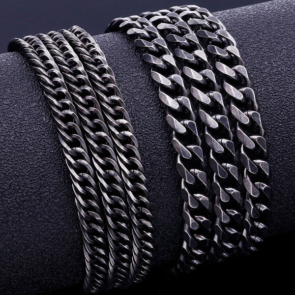 Hiphop Choker Necklaces For Women 316L Stainless Steel Chain Men Mens Necklace