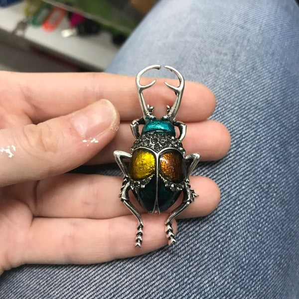 Bugs Enamal Pin Insect Brooches For Women Men