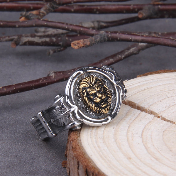 Anillo negro de moda único para hombre