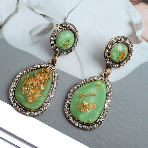 Pendientes colgantes con encanto popular para mujer