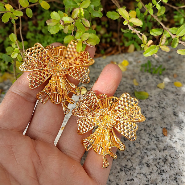 Dubai Earrings for Women Middle East Gold Earrings