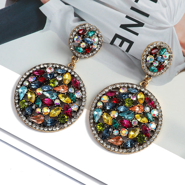 Pendientes colgantes bohemios occidentales de moda para mujer